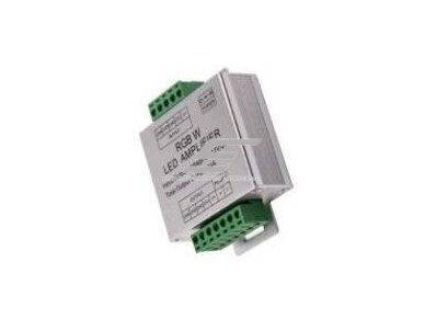 LED RGB juostų stiprintuvas | 12-24VDC | 4 kanalai | virštinkinis | Amp-6