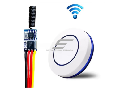 Belaidis LED ir įrangos nuotolinio valdymo jungiklis | 3,5-20V | 433MHz | baltas 1 Belaidis LED ir įrangos nuotolinio valdymo jungiklis | 3,5-20V | 433MHz | baltas 1