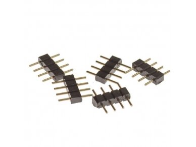 Kontaktas | jungtis LED RGB juostai | 12V | 4pin | 10mm Kontaktas | jungtis LED RGB juostai | 12V | 4pin | 10mm