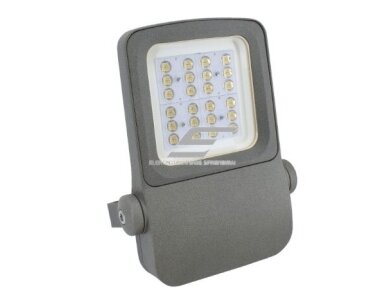 LED lauko teritorijos prožektorius | 60W | 230V | 3000K | 8400lm | IP65 | pilkas | Luxmena | C66-LFC-060DG-3K-9090 | 5900280966902