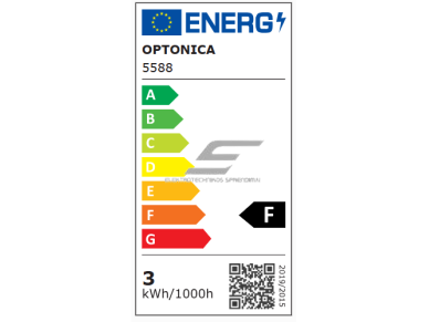 LED lempa T5 | 3.4W | 4000K | 300lm | 220–240V | 32,5cm | matinė | su jungikliu | OPTONICA | TU3-A4-5588 | 3800156655881 1