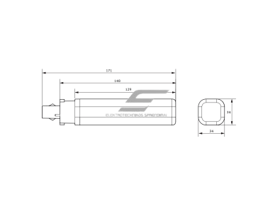 LED lemputė G24d-3 | 8,9W | 230V | 990lm | 3000K | analogas (liuminescencinė-kompaktinė lempa 26W) | Philips 1