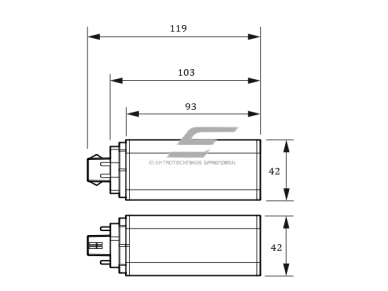 LED lemputė | GX24q-2 | 6,5W | 20-60V | 720lm | 3000K | analogas (liuminescencinė-kompaktinė lempa 18W) | Philips 1 LED lemputė | GX24q-2 | 6,5W | 20-60V | 720lm | 3000K | analogas (liuminescencinė-kompaktinė lempa 18W) | Philips 1