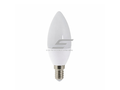 LED lemputė E14 | žvakės formos | 6W | 4500K | 480lm | 240° | dimeriuojama | 103 x 37 mm | balta | IP20 | Optonica SP6-A9 LED lemputė E14 | žvakės formos | 6W | 4500K | 480lm | 240° | dimeriuojama | 103 x 37 mm | balta | IP20 | Optonica SP6-A9