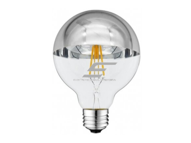 Dekoratyvinė LED lemputė E27 | 4W | 2700K | 400 lm | 180° | 95 x 140 mm | pusiau sidabrinė | IP20 | Optonica SP4-A4 Dekoratyvinė LED lemputė E27 | 4W | 2700K | 400 lm | 180° | 95 x 140 mm | pusiau sidabrinė | IP20 | Optonica SP4-A4