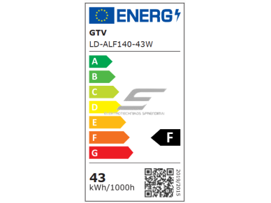 LED lemputė pramoninė E40 | F140 | 43W | 4000K | 4600lm | 185-250V | GTV | LD-ALF140-43W 1 LED lemputė pramoninė E40 | F140 | 43W | 4000K | 4600lm | 185-250V | GTV | LD-ALF140-43W 1