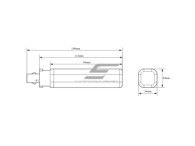 LED lemputė G24d-1 | 5,9W | 230V | 600lm | 3000K | analogas (liuminescencinė-kompaktinė lempa 13W) | Philips 1