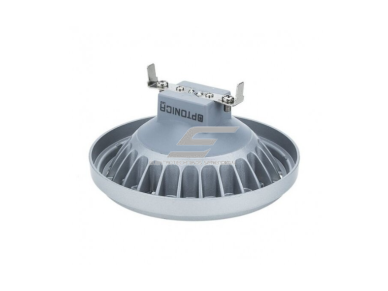 Kryptinė LED lemputė G53 Optonica SP15-A3 | disko formos | 15 W | 2700 K | 1050 lm | 30° | 111 × 58 mm | sidabrinė | IP20 1