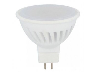 Kryptinė LED lemputė | GU5.3 | MR16 | 5W | 4000K | 600lm | 12V | keramikinė | LED Line Kryptinė LED lemputė | GU5.3 | MR16 | 5W | 4000K | 600lm | 12V | keramikinė | LED Line