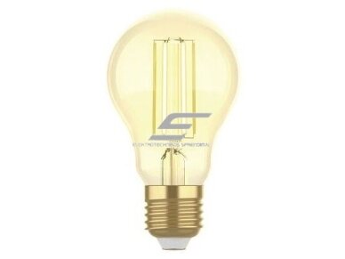Išmani Filament LED lemputė | E27 | 4,9W | 230V | 2700K-6500K | 470lm | Wi-Fi | TUYA | Smart Life | WOOX | R5137 | 8435606714938 Išmani Filament LED lemputė | E27 | 4,9W | 230V | 2700K-6500K | 470lm | Wi-Fi | TUYA | Smart Life | WOOX | R5137 | 8435606714938