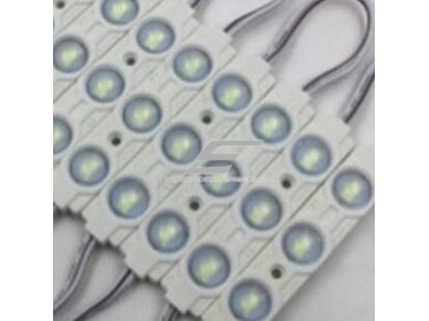 LED modulis | 1,5W | 12V | 6000-6500K | 50-60lm/W | 75x15mm | IP65 LED modulis | 1,5W | 12V | 6000-6500K | 50-60lm/W | 75x15mm | IP65