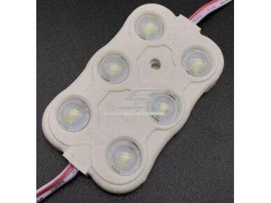 LED modulis | 3W | 12V | 6000-6500K | baltas | 300-320lm | 65x40mm | IP65 LED modulis | 3W | 12V | 6000-6500K | baltas | 300-320lm | 65x40mm | IP65
