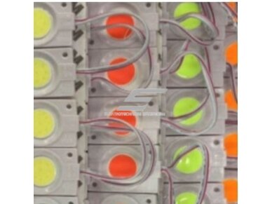 LED modulis | COB | 2,4W | 12V | raudonas | 200-220lm | 48x38mm | IP65 | 4779041469515 LED modulis | COB | 2,4W | 12V | raudonas | 200-220lm | 48x38mm | IP65 | 4779041469515