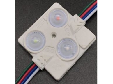 LED RGB modulis | 3W | 12V | 120-160lm | 40x40mm | IP65 | 4779041469607 LED RGB modulis | 3W | 12V | 120-160lm | 40x40mm | IP65 | 4779041469607