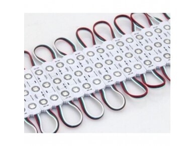 LED RGB modulis | 0,72W | 12V | 60-66lm | Pixel | 75x15mm | IP65 | 4779041469638 LED RGB modulis | 0,72W | 12V | 60-66lm | Pixel | 75x15mm | IP65 | 4779041469638