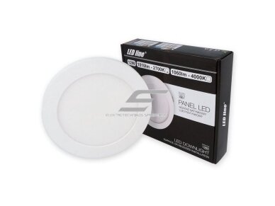 LED panelė | 12W | 230V | 2700K | 1010lm | Ø160x13mm | apvali | įleidžiama | IP20 | LED line | EasyFix | 5901583248795 LED panelė | 12W | 230V | 2700K | 1010lm | Ø160x13mm | apvali | įleidžiama | IP20 | LED line | EasyFix | 5901583248795