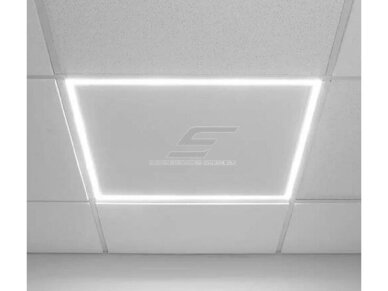 LED rėmelis | montuojamas į "Armstrong" lubas | 40W | 175-260V | 4000K | 100lm/W | 595x595mm 1