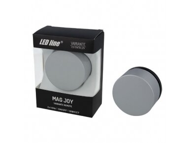 Belaidis LED apšvietimo valdymo pultelis | reguliatorius | dimeris | pasukamas | 2,4GHz | su magnetu | pilkas/juodas | sistemai VARIANTE | TUYA | LED line | MAG JOY | 5907777476937 1 Belaidis LED apšvietimo valdymo pultelis | reguliatorius | dimeris | pasukamas | 2,4GHz | su magnetu | pilkas/juodas | sistemai VARIANTE | TUYA | LED line | MAG JOY | 5907777476937 1