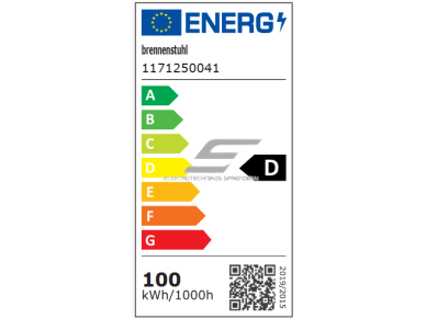 LED lauko teritorijos prožektorius | 100W | 11500lm | 6500K | IP65 | IK08 | juodas | Brennenstuhl | JARO 14060 | 1171250041 | 4007123684892 5