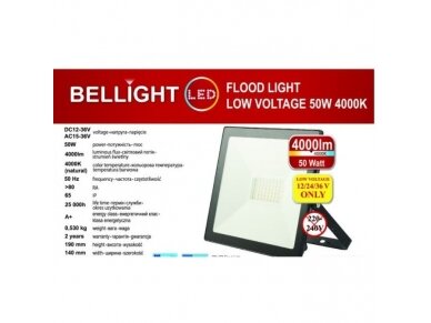 LED prožektorius 12V-36V 4000K LED prožektorius 12V-36V 4000K