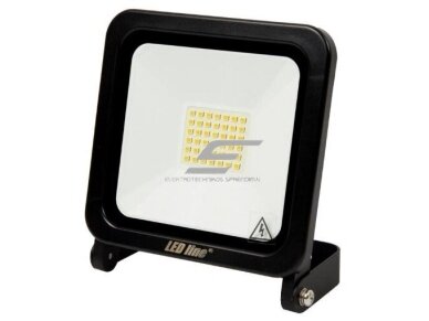 LED lauko teritorijos prožektorius | 30W | 230V | 6000K | 80lm/W | IP65 | juodas | LED line | PHOTON | 5907777476968