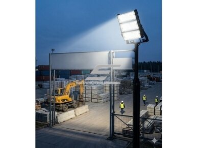 LED prožektorius | 360W | 54000lm | 4000K | 356x118x474mm | IP66 | aliuminis korpusas | lauko ir pramoniniam apšvietimui 1