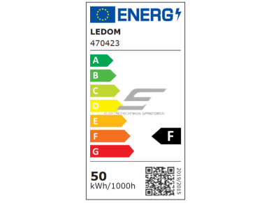 LED lauko teritorijos prožektorius | 50W | 230V | 4000K | 4000lm | IP65 | SMD | juodas | LEDOM | 5907777470423 1