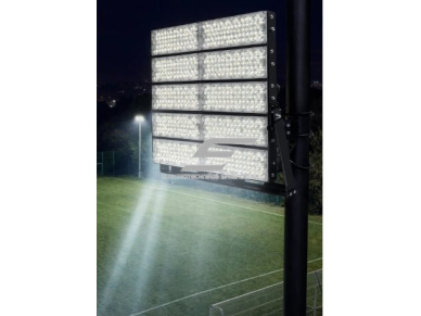 LED prožektorius | 1200W | 180000lm | 3000K | 667x133x597mm | IP66 | aliuminis korpusas | profesionaliam lauko apšvietimui   1