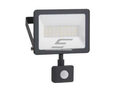 LED lauko teritorijos prožektorius su judesio jutikliu | 20W | 230V | 6500K | IP44 | Schneider Electric | Mureva FL | IMT47217