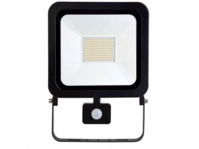 LED lauko teritorijos prožektorius su judesio jutikliu | 100W | 230V | 4000K | 8000lm | IP65 | juodas | LED LINE | PHOTON | 5907777470485 LED lauko teritorijos prožektorius su judesio jutikliu | 100W | 230V | 4000K | 8000lm | IP65 | juodas | LED LINE | PHOTON | 5907777470485