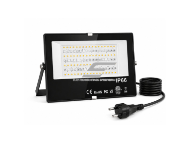 LED RGB išmanus lauko prožektorius | su APP valdymu | 30W | RGB + šiltai balta 2700K | IP66 | 7900lm | aliuminis korpusas 1