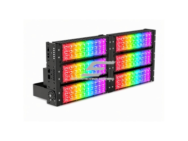 LED RGB prožektorius | 300W | 5480lm | IP65 | AC100–277V | nuotolinis valdymas | 60°/90° | lauko ir vidaus dekoratyviniam apšvietimui