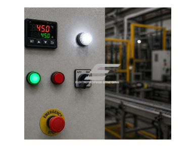 LED signalinė indikacinė lemputė | su mygtuko tipo korpusu | balta | 22mm | AC230V | IP67 | elektros skydų, automatikos ir įrenginių indikacijai