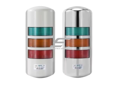 Sieninis LED perspėjimo švyturėlis | su garsiniu signalu | mirksintis / pastovus režimas | DC24V | 3W | IP54 | CNC staklėms | pramonės įrangai 1