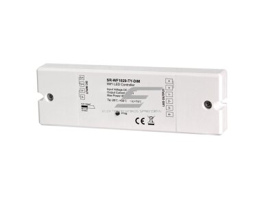 LED valdiklis | 12-24V | 4x4A | vienos spalvos | TUYA | Wi-FI | Sunricher LED valdiklis | 12-24V | 4x4A | vienos spalvos | TUYA | Wi-FI | Sunricher