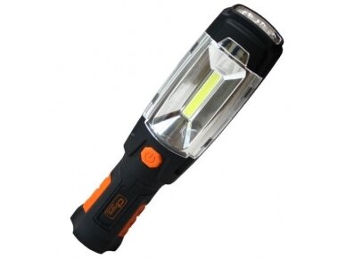 LED darbinis žibintuvėlis | prožektorius | 3W + 6xLED | 220lm | su baterijomis | kompaktiškas | nešiojamas | magnetinis | Richmann | C6816 | 5906741668163