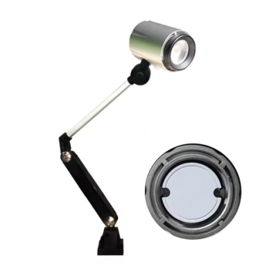 LED work light | with direction adjustment mechanism | 9.5W | 220 V | 4000-6500K | for CNC machines and workshop lighting | IP65 1 LED work light | with direction adjustment mechanism | 9.5W | 220 V | 4000-6500K | for CNC machines and workshop lighting | IP65 1