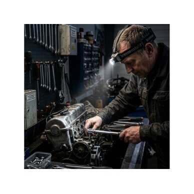 LED work headlamp | spotlight | head-mounted | 200 lm | with batteries | IP44 | Brennenstuhl | KL200F | 1178780 | 4007123636761 1 LED work headlamp | spotlight | head-mounted | 200 lm | with batteries | IP44 | Brennenstuhl | KL200F | 1178780 | 4007123636761 1