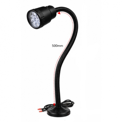 Magnetic LED Work Light | with flexible handle | 7W | 6000K | 230V | for workshops, machine tools, sewing machines | IP33 1 Magnetic LED Work Light | with flexible handle | 7W | 6000K | 230V | for workshops, machine tools, sewing machines | IP33 1