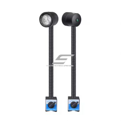 Lampka robocza LED | do warsztatów / technicznych stanowisk pracy | z elastycznym ramieniem i magnetyczną podstawą | 4,5 W | 450 lm | ONN M3M 2