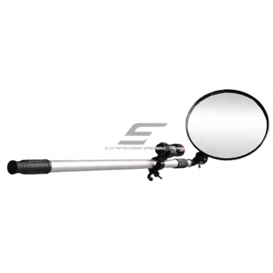 Teleskoopiline kontrollpeegel LED valgustiga | peegel Ø220mm | 64,5-112,5cm | alumiinium Teleskoopiline kontrollpeegel LED valgustiga | peegel Ø220mm | 64,5-112,5cm | alumiinium