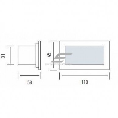 LED preventive recessed light | 1.2W | 230V | blue light | 60lm | 110x45x58mm | for narcotic substance prevention | IP54 | Horoz | HL954L BLUE | 8699303411624 1 LED preventive recessed light | 1.2W | 230V | blue light | 60lm | 110x45x58mm | for narcotic substance prevention | IP54 | Horoz | HL954L BLUE | 8699303411624 1