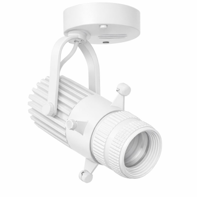 Kierunkowa oprawa sufitowa LED | COB | 7 W | 240 lm | regulowany kąt | ściemnialna | 3500 K | biała | IP44 | aluminium Kierunkowa oprawa sufitowa LED | COB | 7 W | 240 lm | regulowany kąt | ściemnialna | 3500 K | biała | IP44 | aluminium