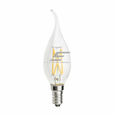 LED bulb E14 | candle shape | 4W | 2700K | 400lm | 360° | 35 x 115 mm | IP20 | Optonica SP4-A4 LED bulb E14 | candle shape | 4W | 2700K | 400lm | 360° | 35 x 115 mm | IP20 | Optonica SP4-A4