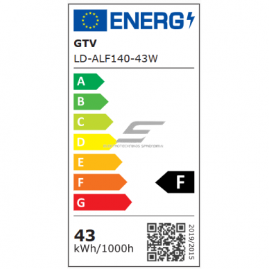 Rūpnieciskā LED spuldze E40 | F140 | 43W | 4000K | 4600 lm | 185–250V | GTV | LD-ALF140-43W 1 Rūpnieciskā LED spuldze E40 | F140 | 43W | 4000K | 4600 lm | 185–250V | GTV | LD-ALF140-43W 1