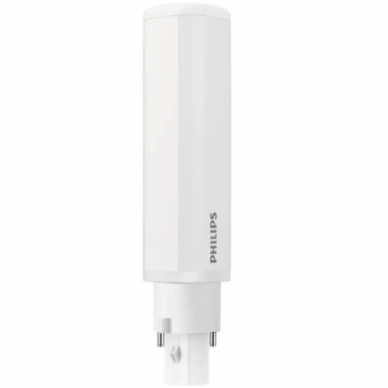 LED spuldze G24d-2 | 6,9W | 230V | 700lm | 3000K | analogs (kompaktā luminiscences spuldze 18W) | Philips