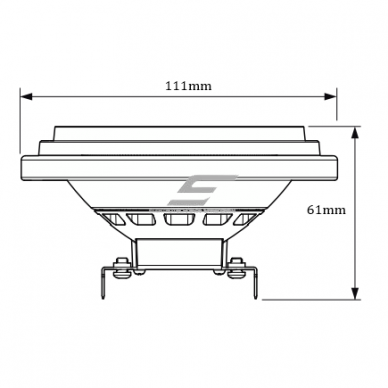 LED spuldze G53 | 14,8W | 12VAC | 875lm | 4000K | 24° | Philips 2