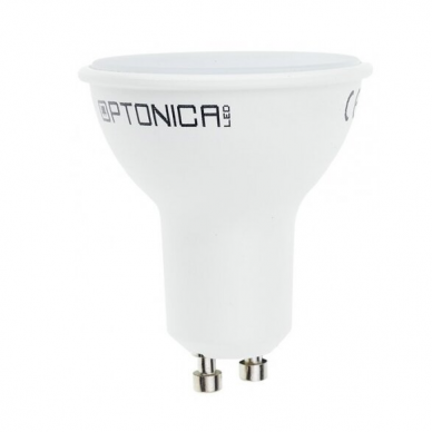 LED spuldze GU10 Optonica SP7-A3 | piltuves formas | 7 W | 4500K | 400 lm | 110° | 50 × 57 mm | balta | IP20 LED spuldze GU10 Optonica SP7-A3 | piltuves formas | 7 W | 4500K | 400 lm | 110° | 50 × 57 mm | balta | IP20