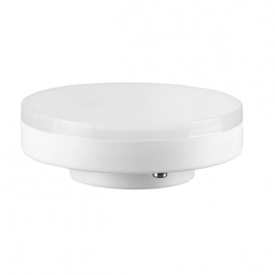 Żarówka LED GX53 Optonica SP7-A1 | płaska forma | 7 W | 4500K | 560 lm | 180° | 74 × 25 mm | biała | IP20