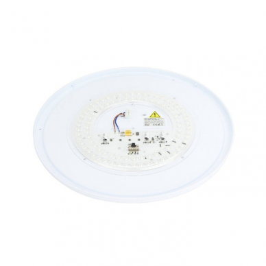 Oprawa sufitowa LED | 36W | CCT 3000K/4000K/6000K | 2700lm | 485 x 65mm | kolor Srebrny/biały | IP20 | Optonica PD36-A7  2